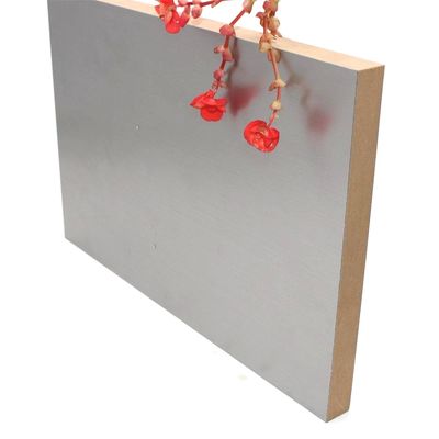 Fingerprint Free Metal Brushed PET Laminated MDF Panels 1220x3050×30mm