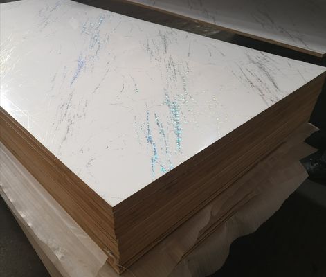 Marble color  High gloss 18mm 12mm laminate furniture acrylic mdf boards in china