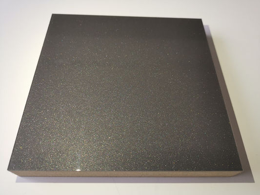 high gloss Acrylic sheet faced sparkle silver mdf board for 1-2mm acrylic sheet