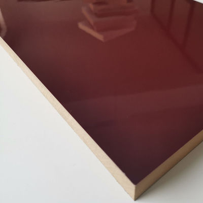 18mm high gloss kitchen cabinet mdf boards/acrylic mdf boards with red colors