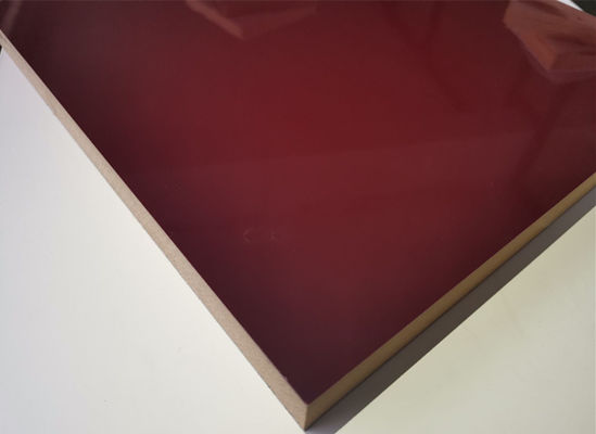 18mm high gloss kitchen cabinet mdf boards/acrylic mdf boards with red colors