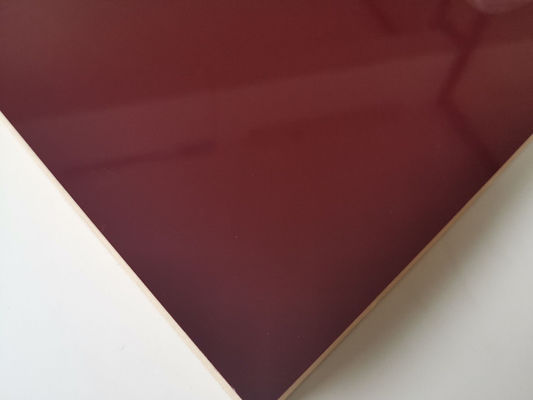 18mm high gloss kitchen cabinet mdf boards/acrylic mdf boards with red colors