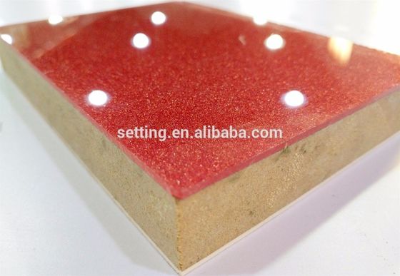 Semi-hardboards Fibreboard Type acrylic faced mdf in 4x8 ft 19mm