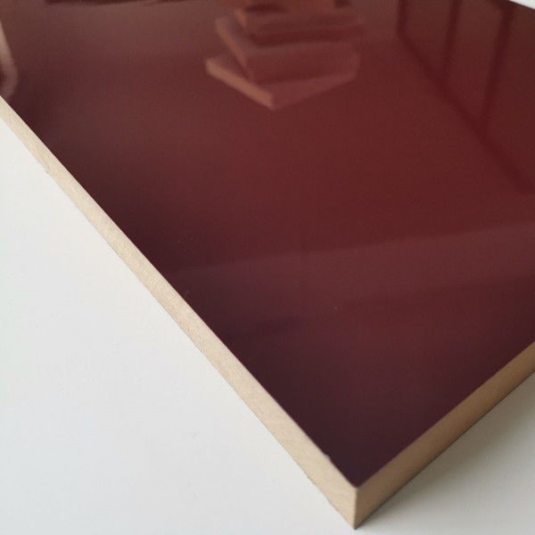 18mm high gloss kitchen cabinet mdf boards/acrylic mdf boards with red colors